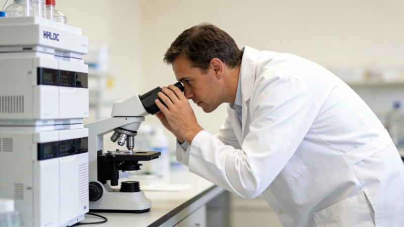 Laboratory research and HPLC testing for Asiatic Acid purity